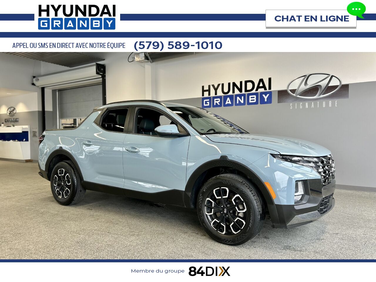 Hyundai Santa Cruz 2022 Bleu Granby - photo #0