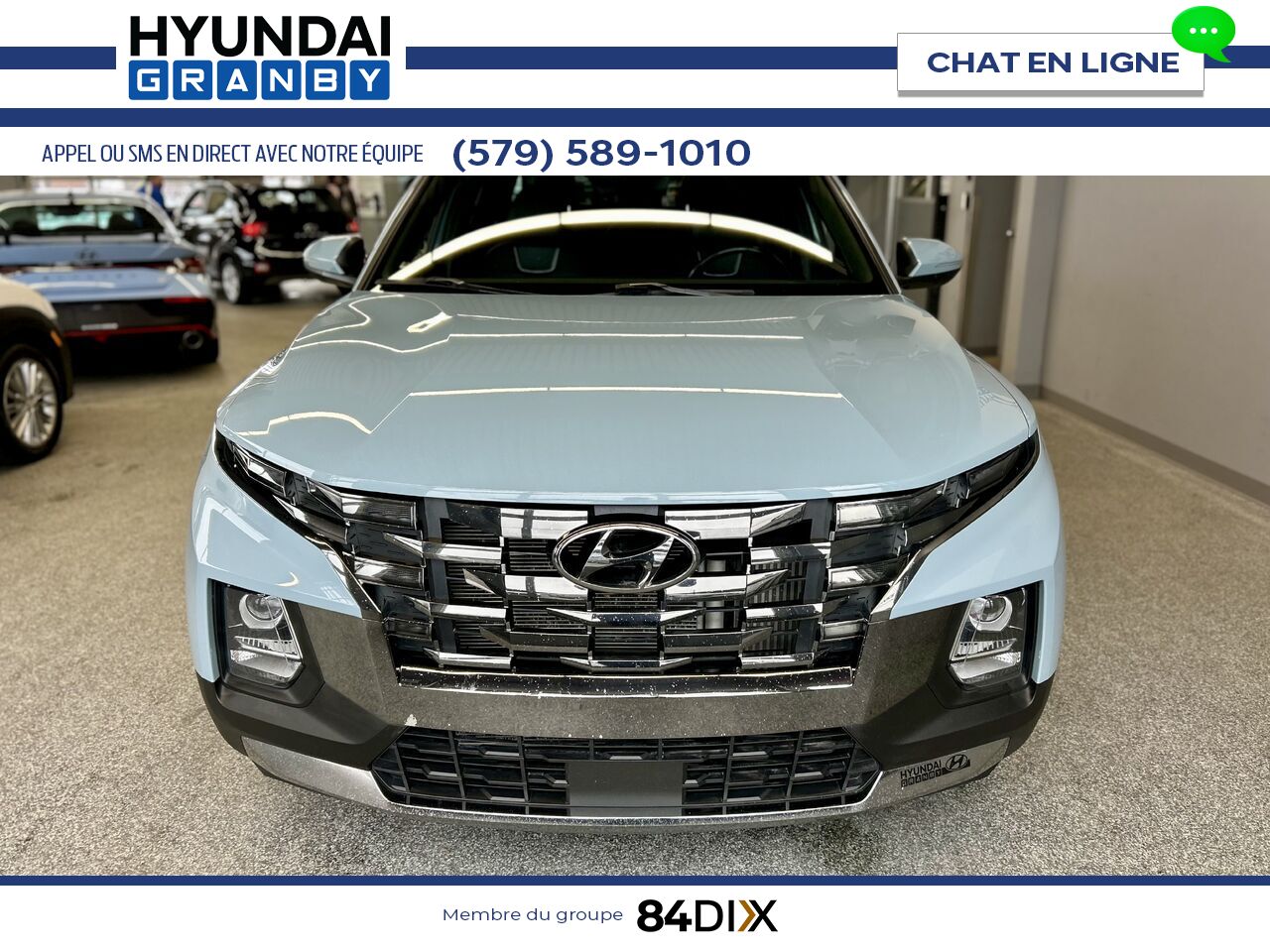 Hyundai Santa Cruz 2022 Bleu Granby - photo #2