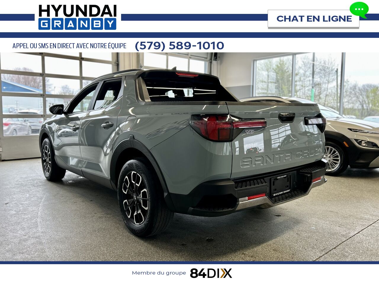 Hyundai Santa Cruz 2022 Bleu Granby - photo #4