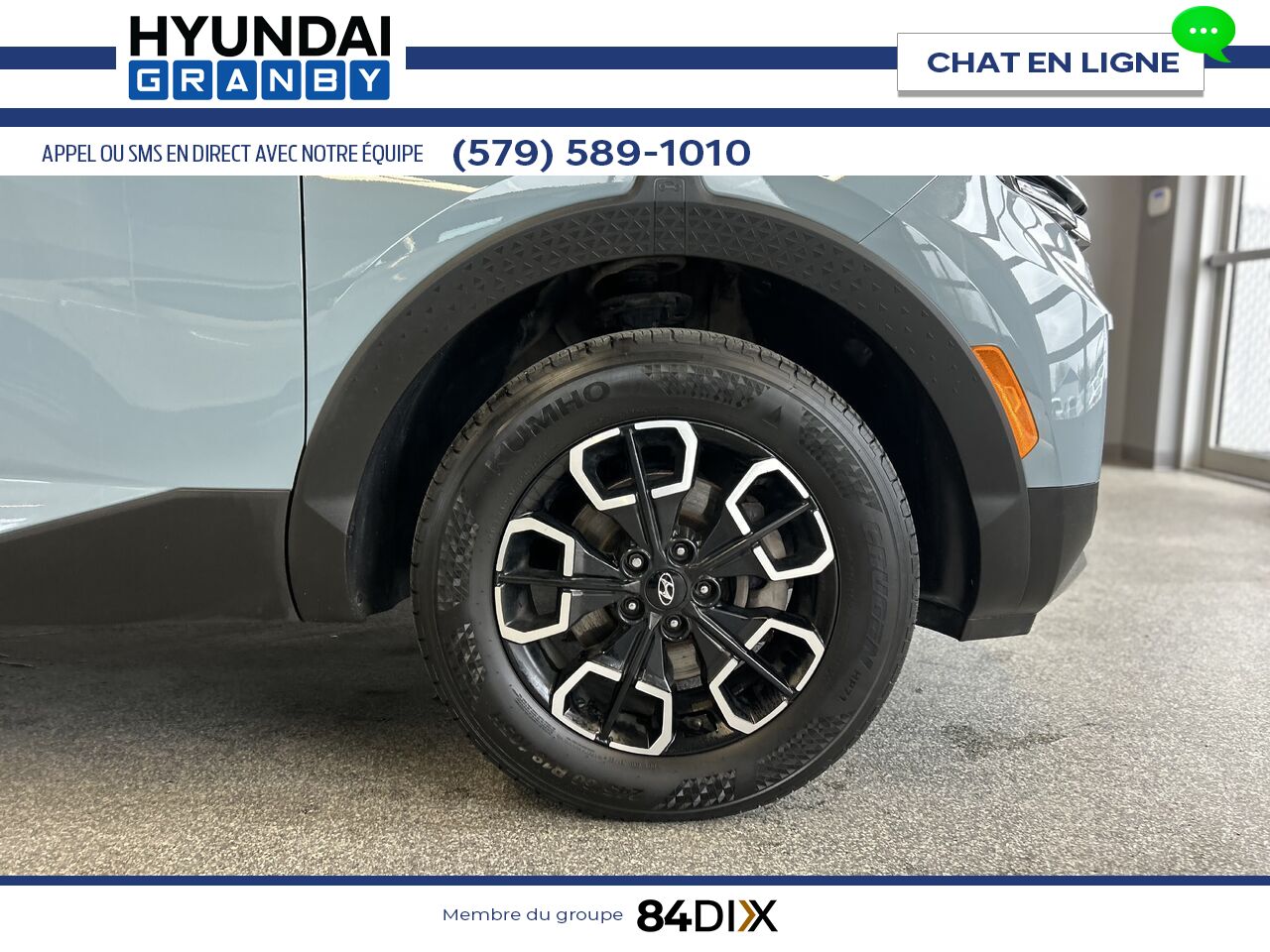 Hyundai Santa Cruz 2022 Bleu Granby - photo #8
