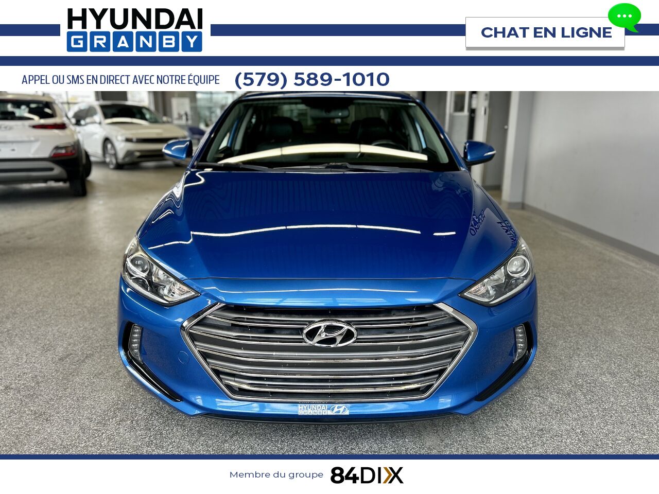 Hyundai Elantra 2017 Bleu Granby - photo #2