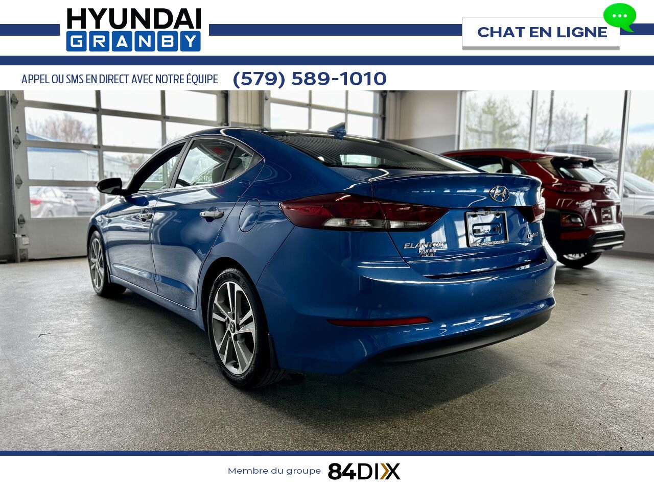 Hyundai Elantra 2017 Bleu Granby - photo #4