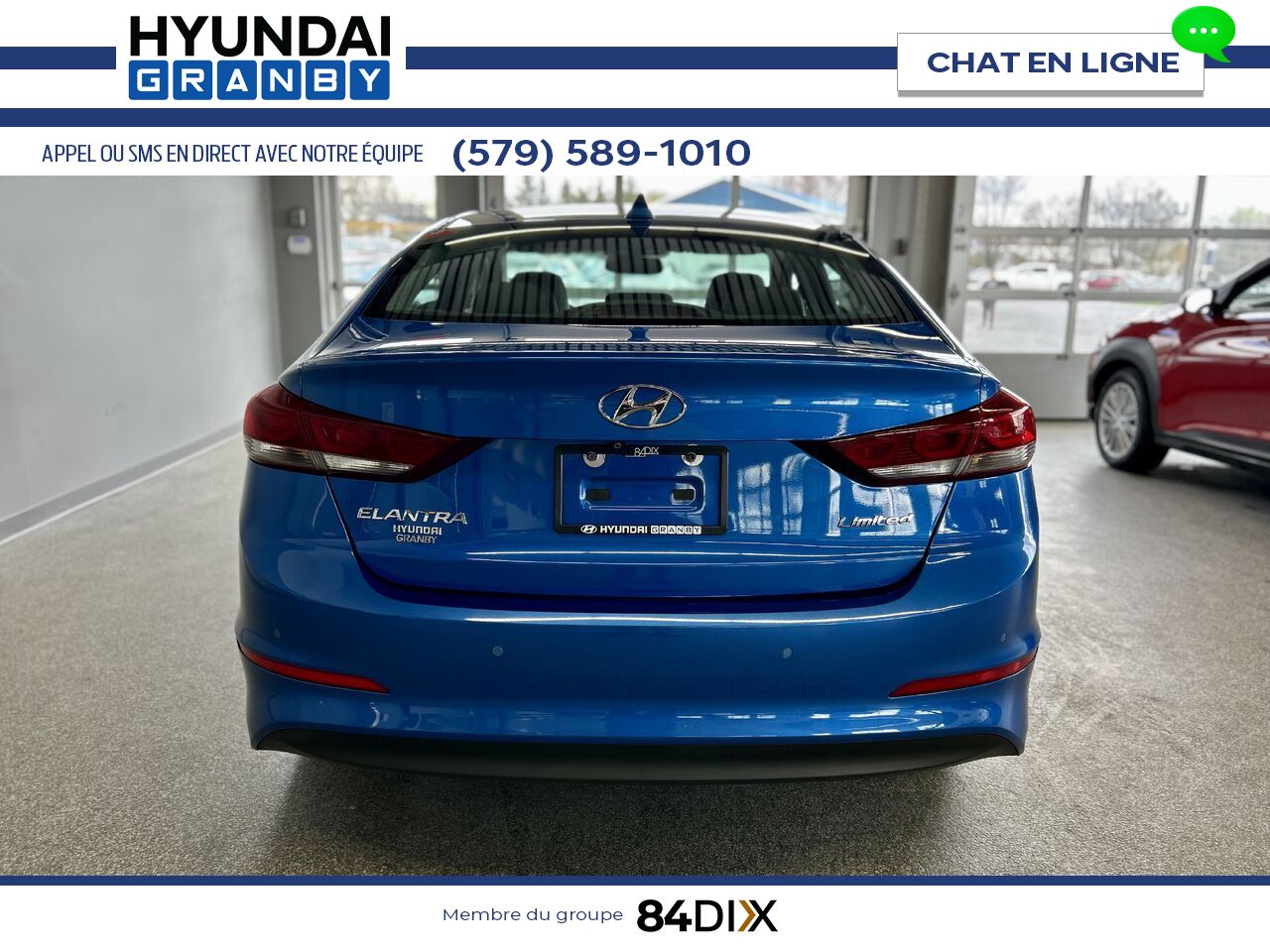 Hyundai Elantra 2017 Bleu Granby - photo #5
