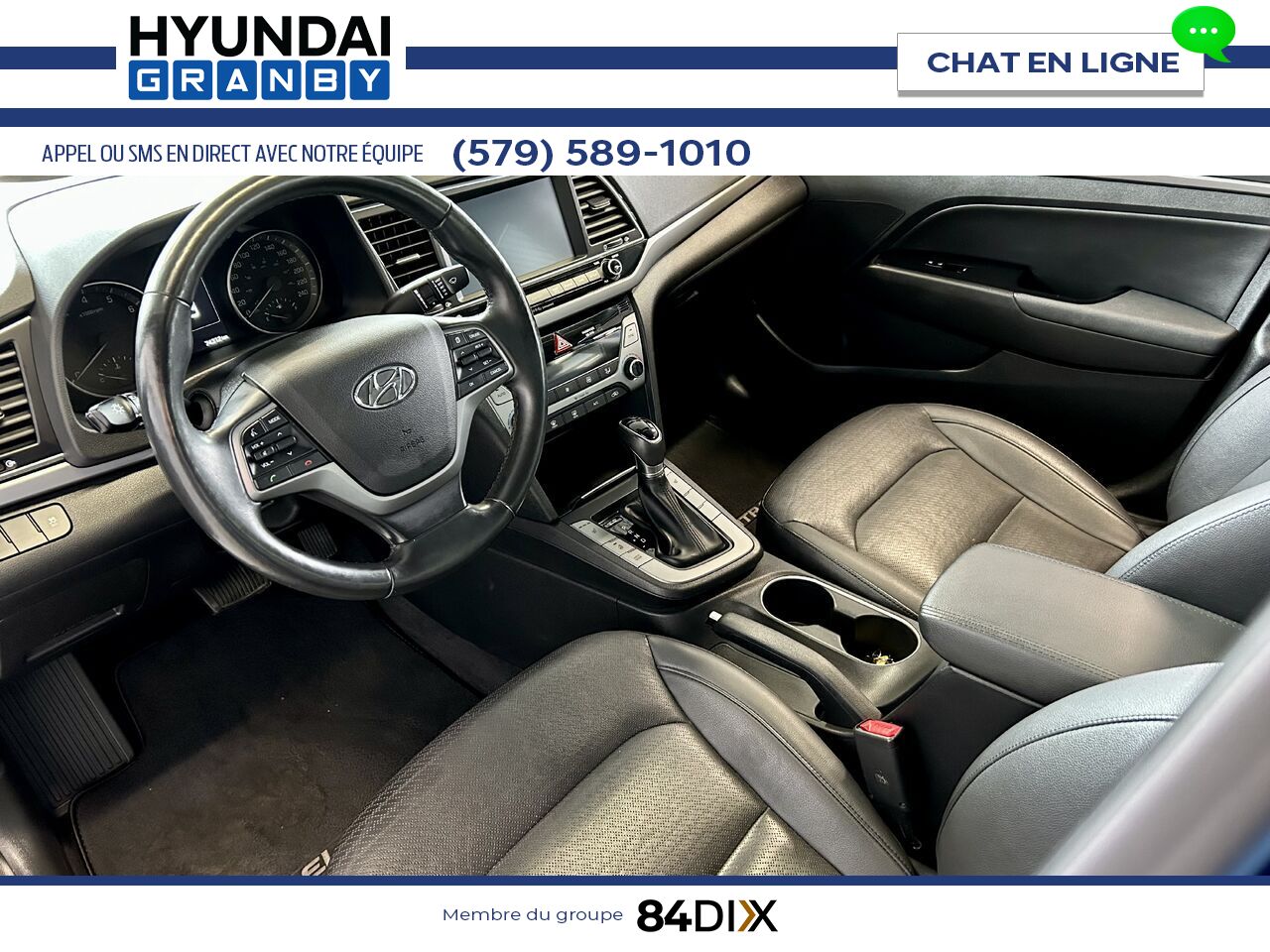 Hyundai Elantra 2017 Bleu Granby - photo #8
