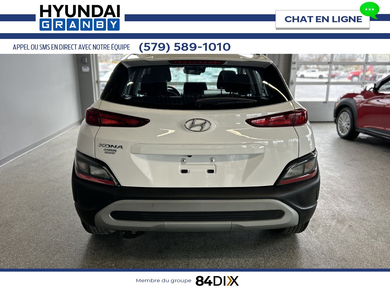 Hyundai Kona 2022 Blanc Granby - photo #5