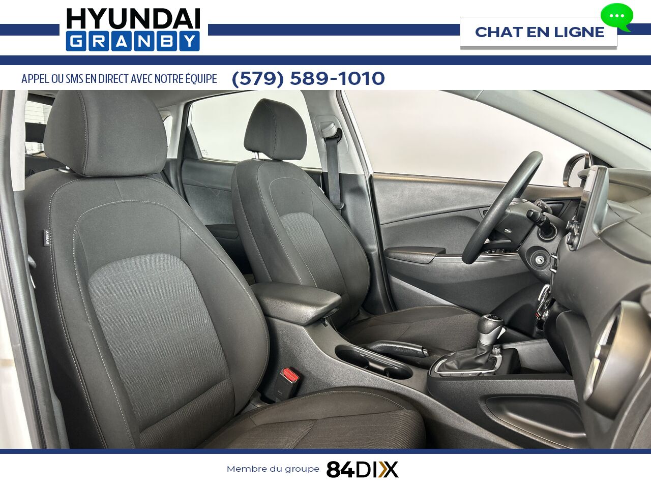 Hyundai Kona 2022 Blanc Granby - photo #16