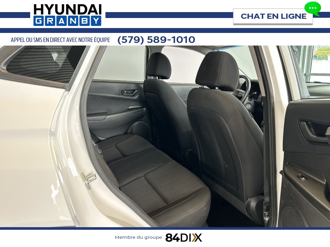 Hyundai Kona 2022 Blanc Granby - photo #17