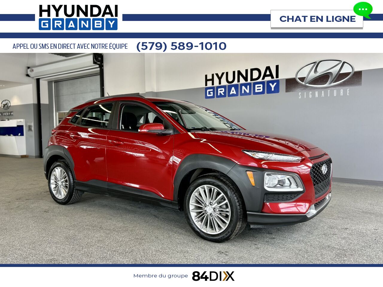 2019 Hyundai Kona Red Granby - photo #0