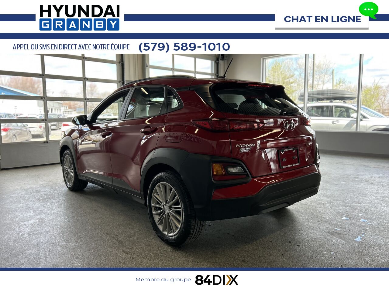 2019 Hyundai Kona Red Granby - photo #4
