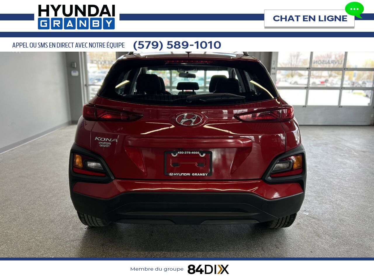 2019 Hyundai Kona Red Granby - photo #5