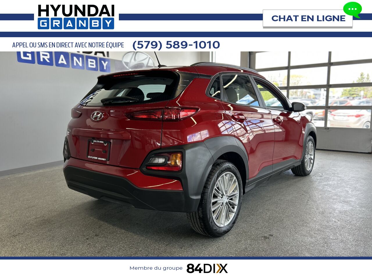 2019 Hyundai Kona Red Granby - photo #6
