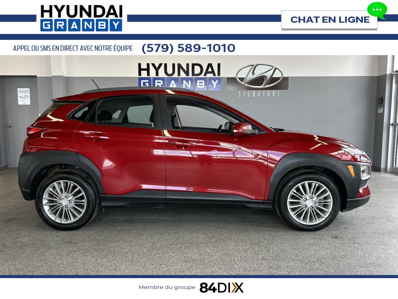 2019 Hyundai Kona Red Granby - photo #7