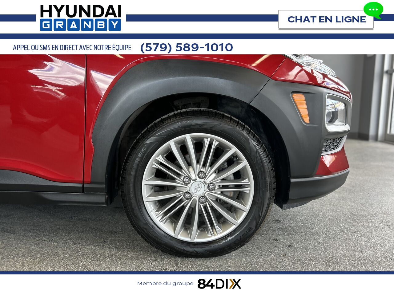 2019 Hyundai Kona Red Granby - photo #8