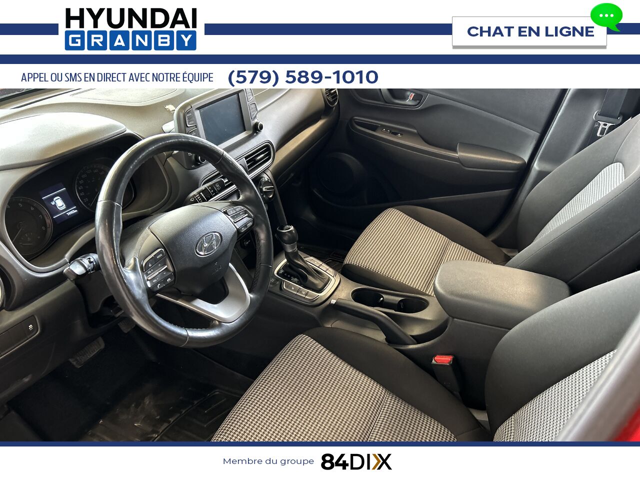 2019 Hyundai Kona Red Granby - photo #9