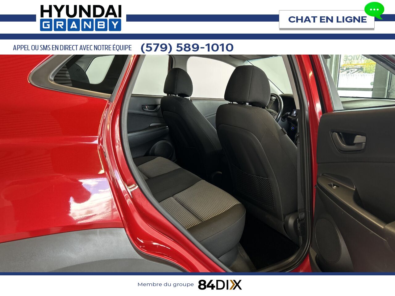 2019 Hyundai Kona Red Granby - photo #20