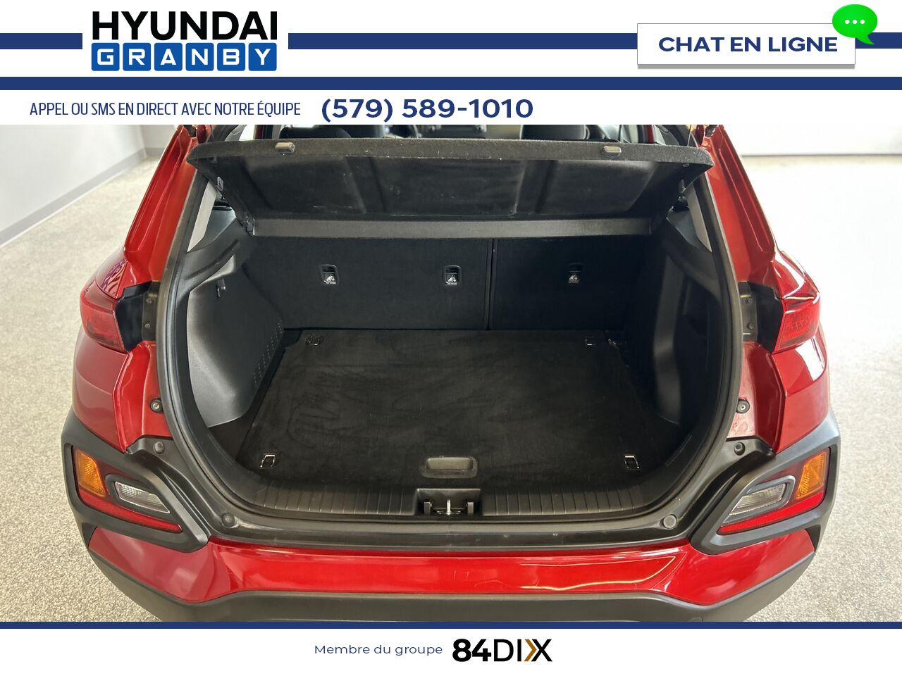 2019 Hyundai Kona Red Granby - photo #22