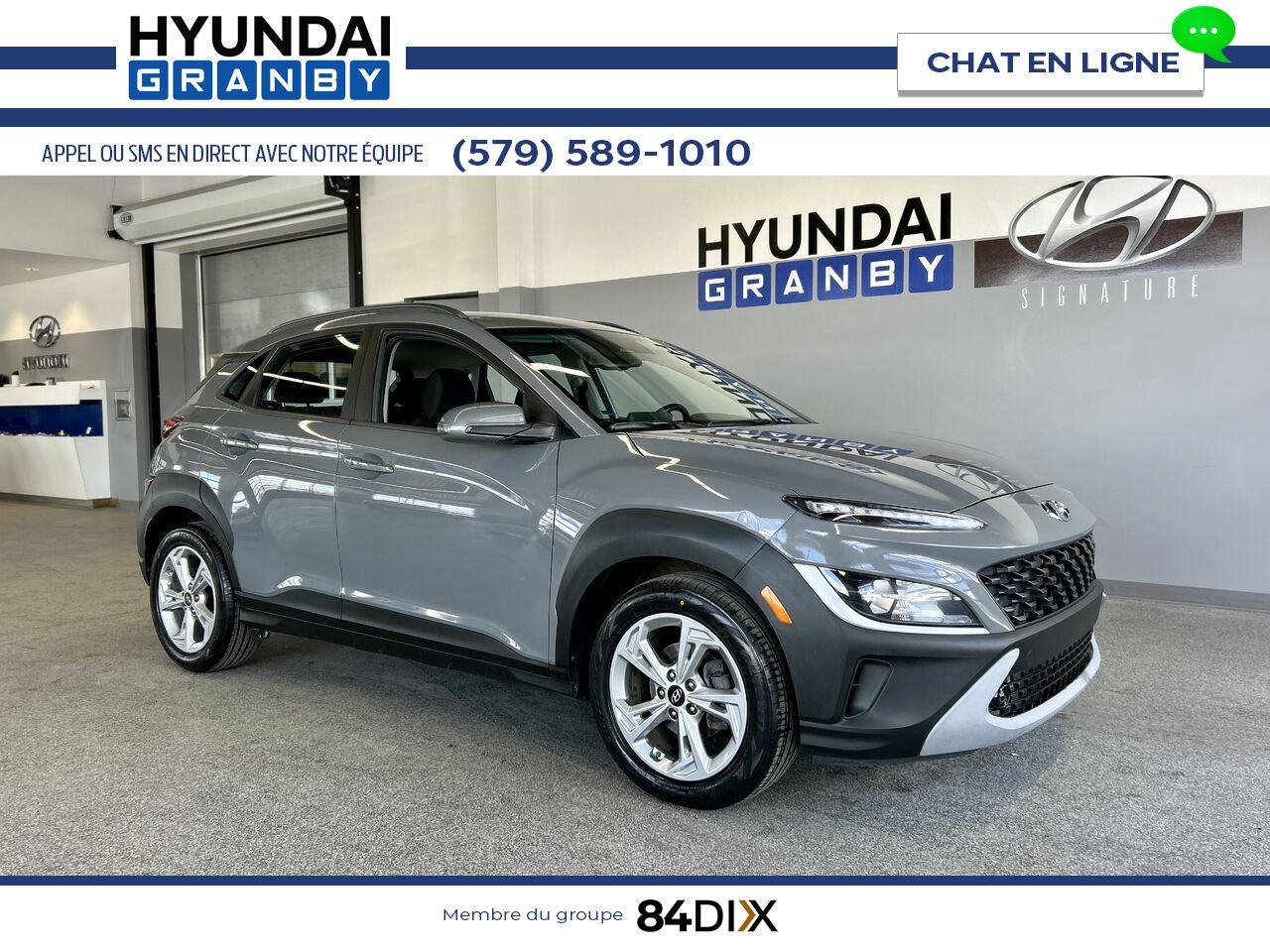 Hyundai Kona 2022 Gris Granby - photo #0