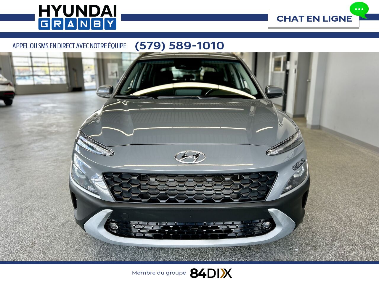 Hyundai Kona 2022 Gris Granby - photo #1