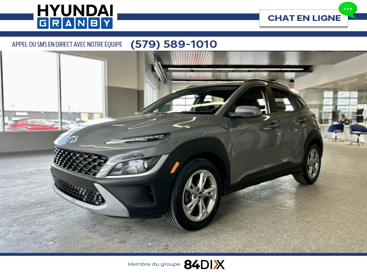 Hyundai Kona 2022 Gris Granby - photo #2