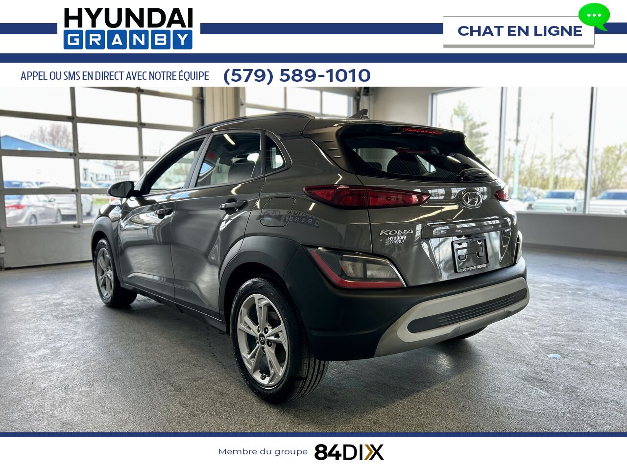 Hyundai Kona 2022 Gris Granby - photo #3