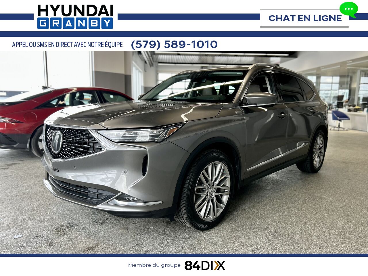 Acura MDX 2023 Gris Granby - photo #3