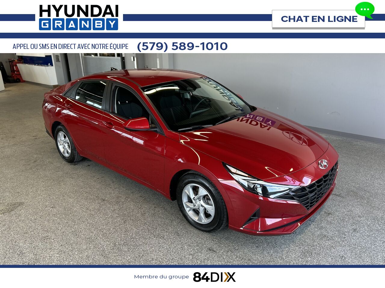 Hyundai Elantra 2021 Rouge Granby - photo #1