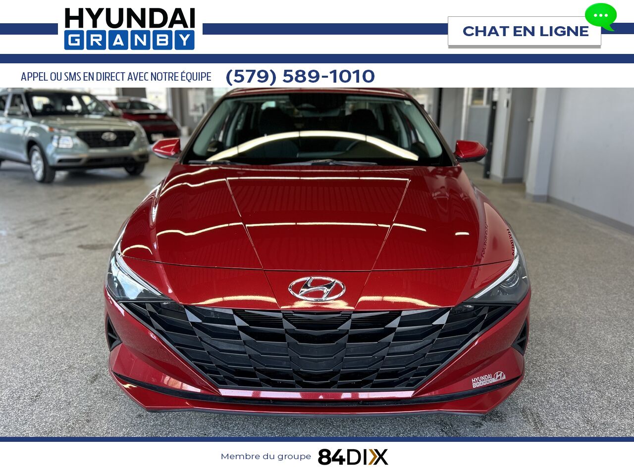 Hyundai Elantra 2021 Rouge Granby - photo #2