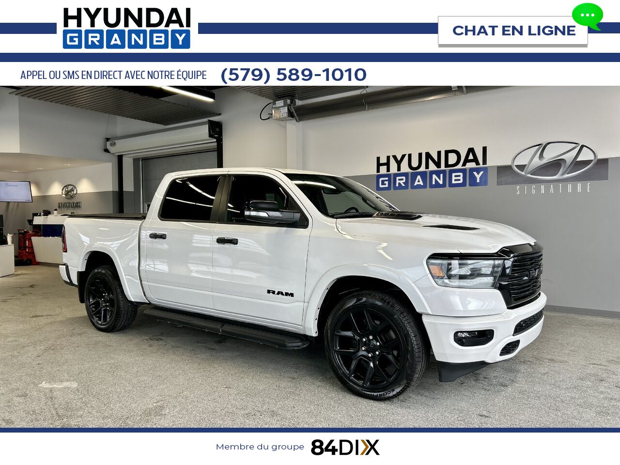 Ram 1500 2022 Blanc Granby - photo #0