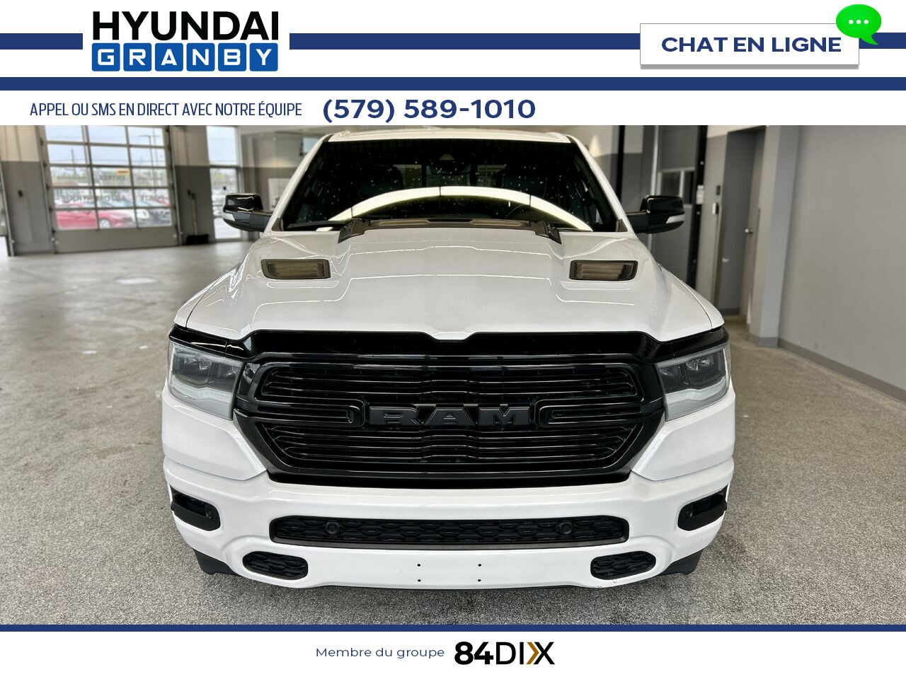 Ram 1500 2022 Blanc Granby - photo #2