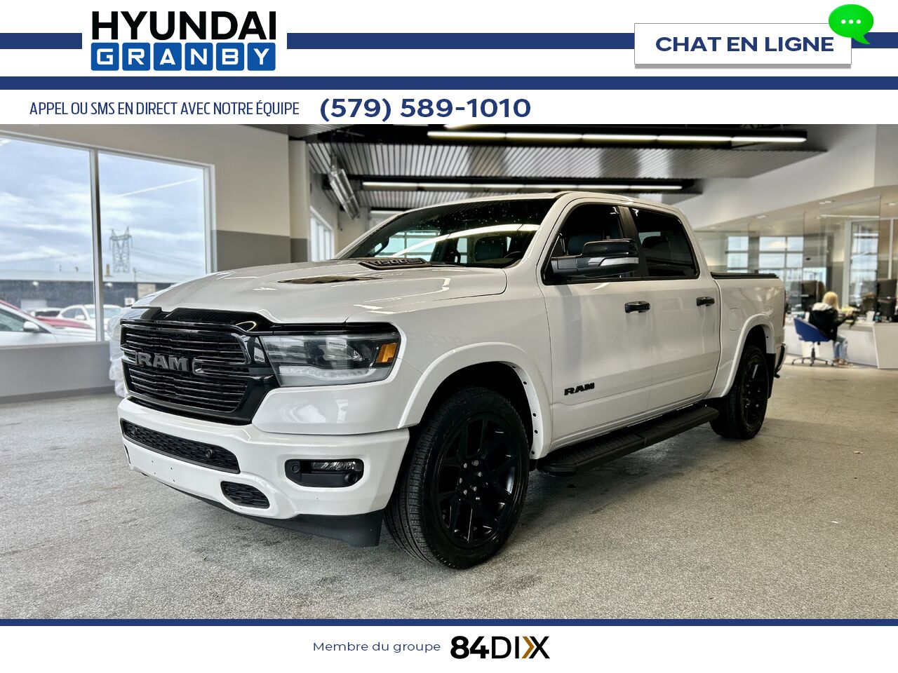 Ram 1500 2022 Blanc Granby - photo #3