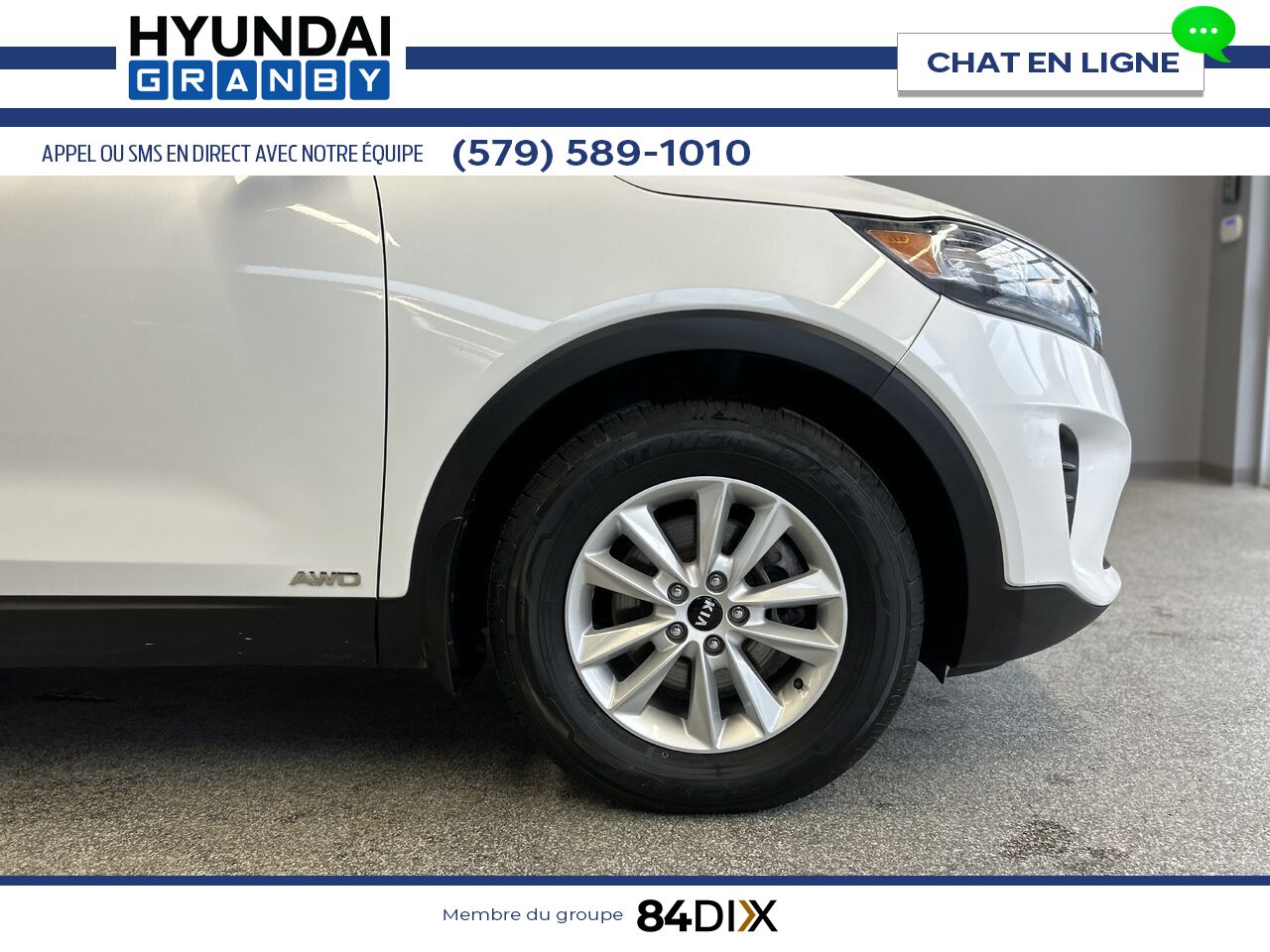 Kia Sorento 2020 Blanc Granby - photo #7
