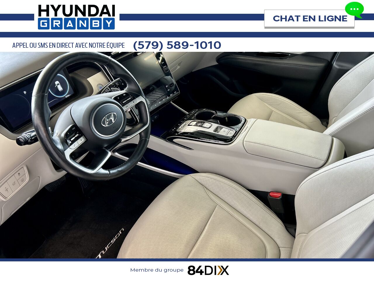 Hyundai Tucson hybride 2022 Gris Granby - photo #8