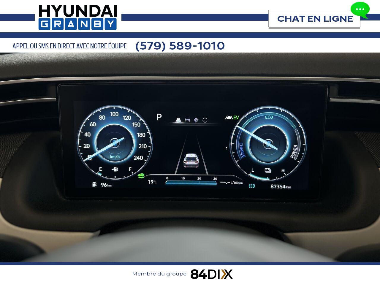 Hyundai Tucson hybride 2022 Gris Granby - photo #13
