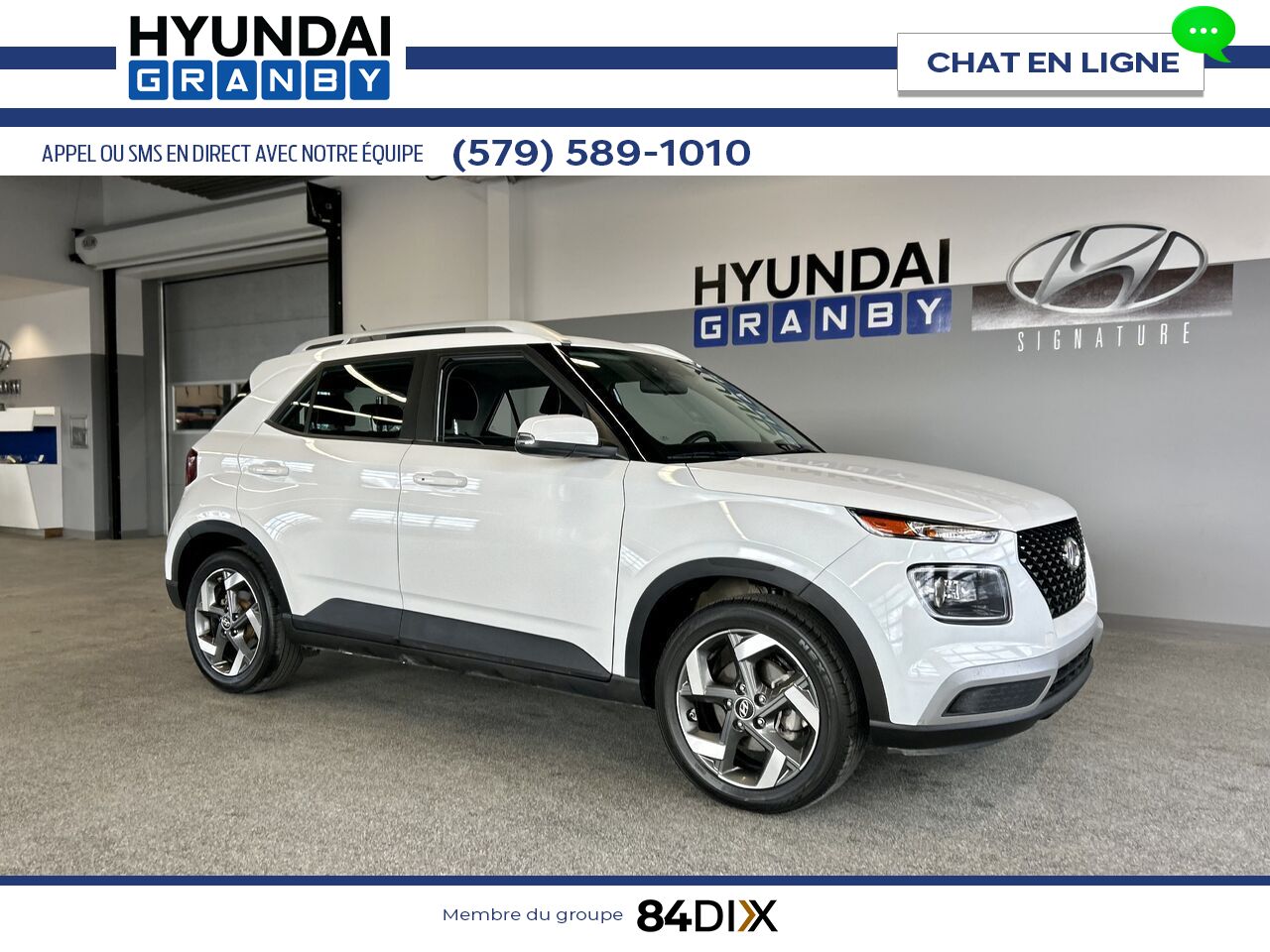 Hyundai Venue 2024 Blanc Granby - photo #0