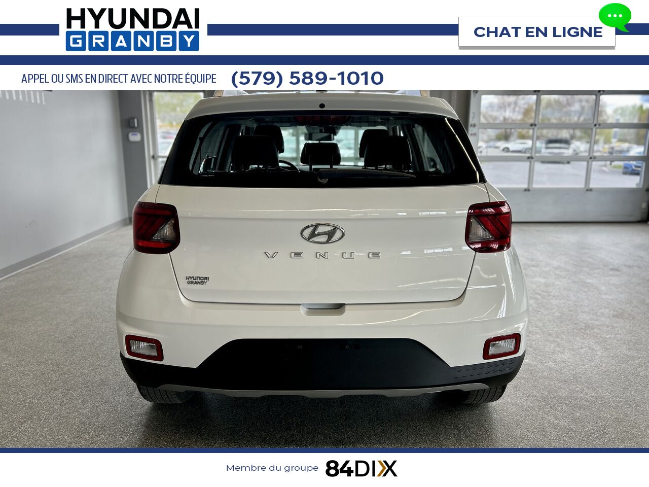 Hyundai Venue 2024 Blanc Granby - photo #5