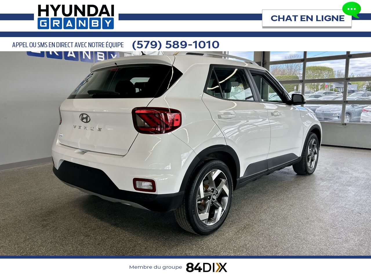 Hyundai Venue 2024 Blanc Granby - photo #6