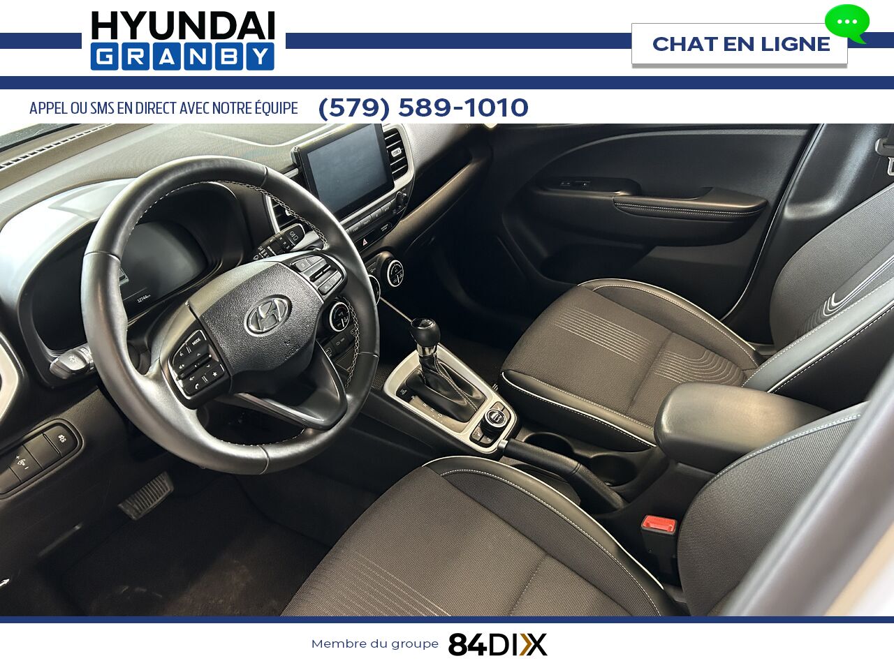 Hyundai Venue 2024 Blanc Granby - photo #9