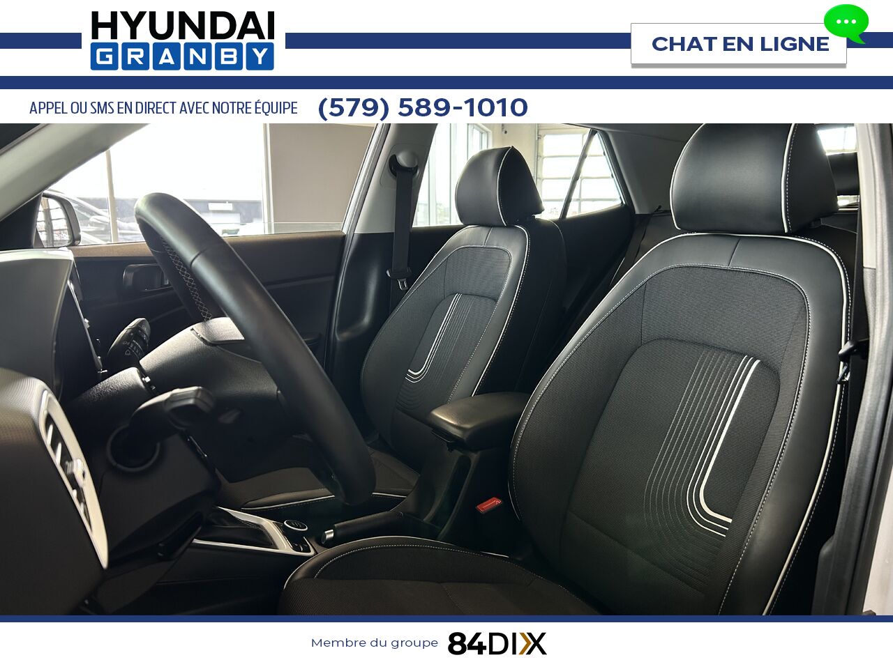 Hyundai Venue 2024 Blanc Granby - photo #10