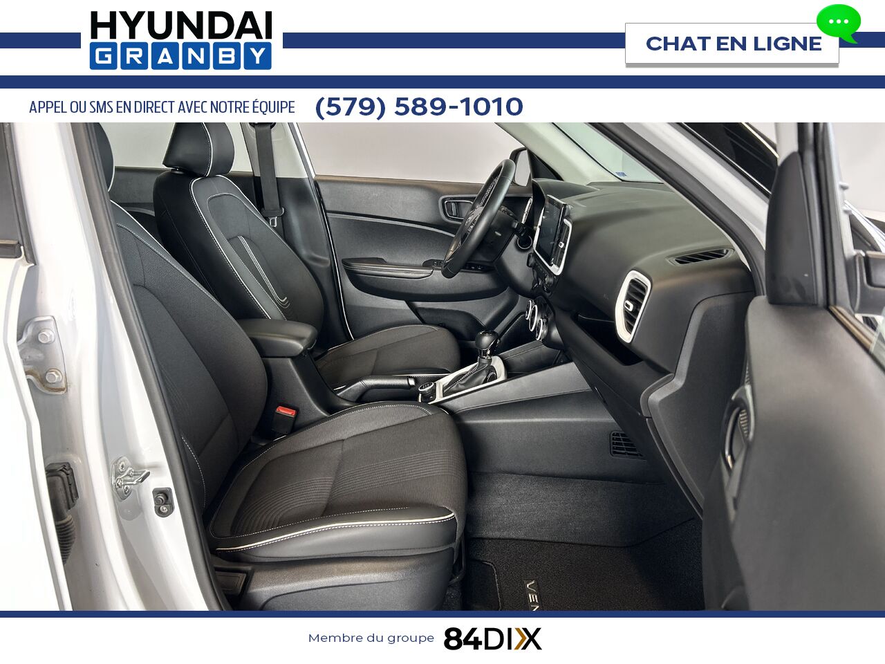 Hyundai Venue 2024 Blanc Granby - photo #19