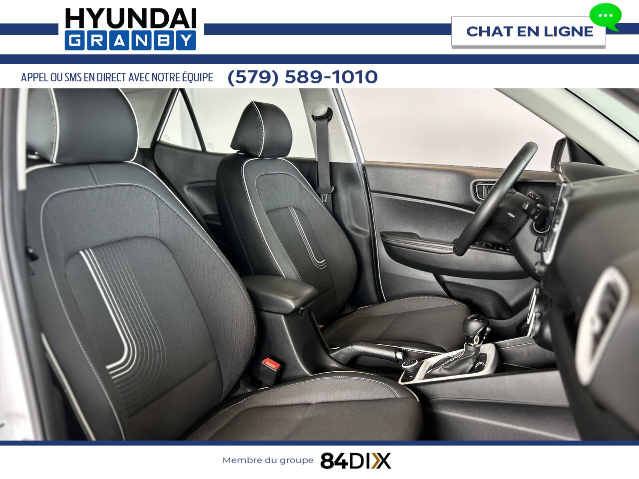 Hyundai Venue 2024 Blanc Granby - photo #20