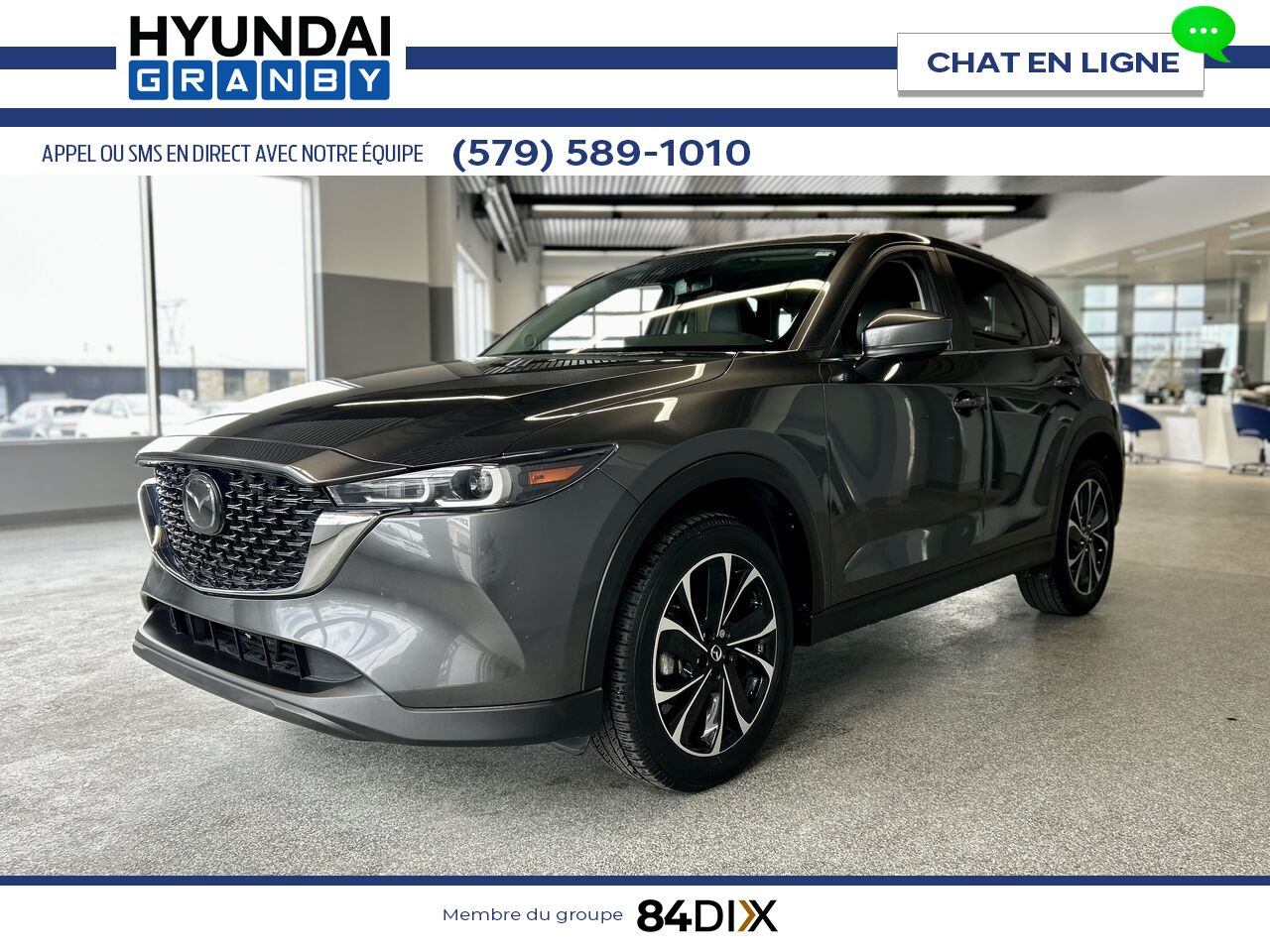Mazda CX-5 2022 Gris Granby - photo #3