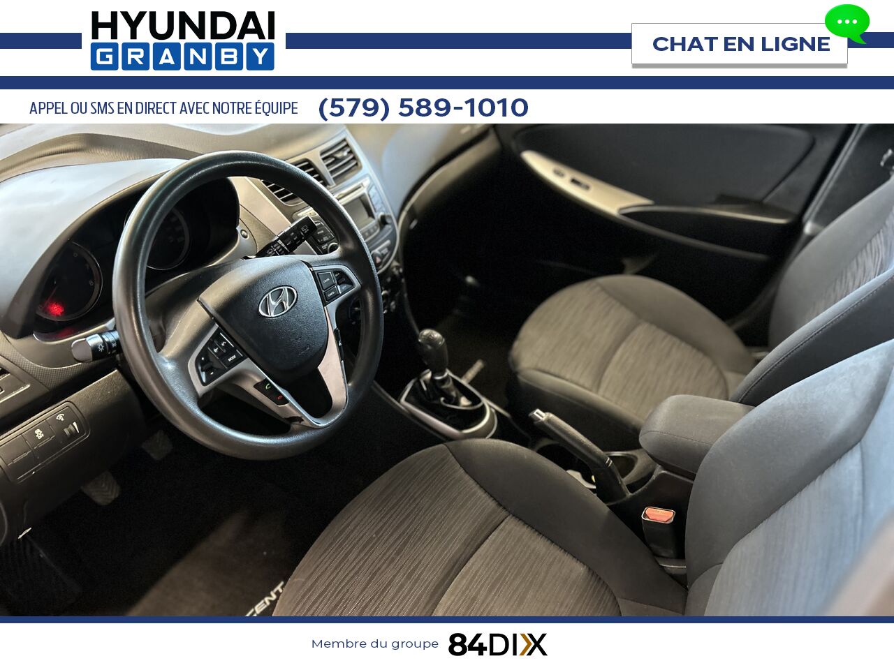 2015 Hyundai Accent Blue Granby - photo #9