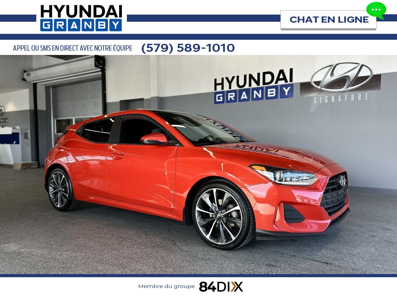 2020 Hyundai Veloster Orange Granby - photo #0