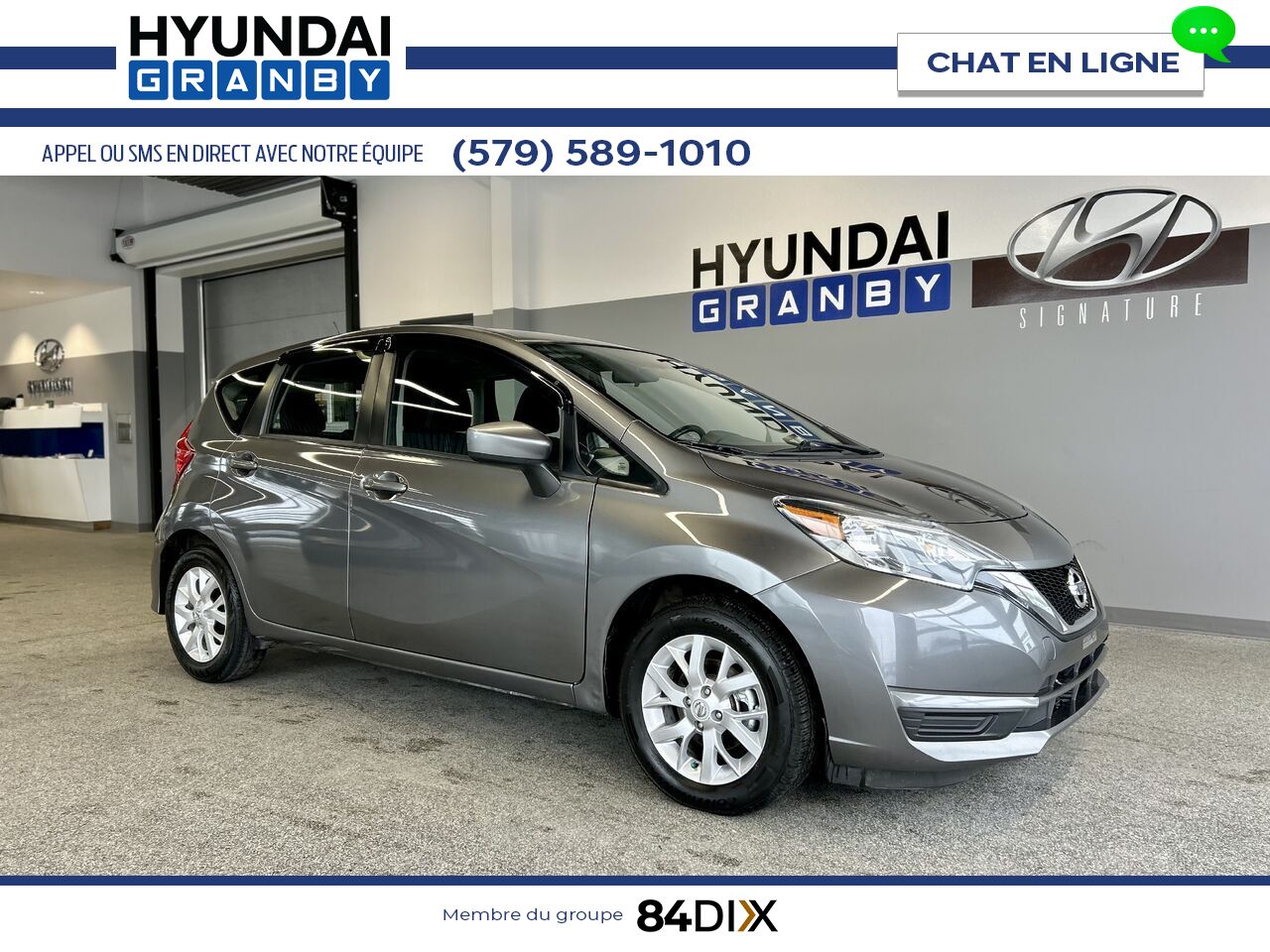 2017 Nissan Versa Note Grey Granby - photo #0