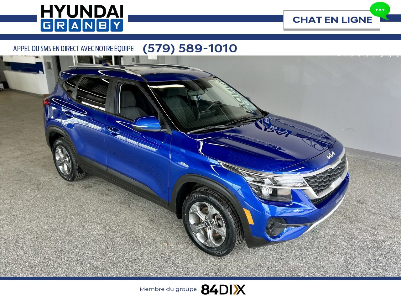 2022 Kia Seltos Blue Granby - photo #1