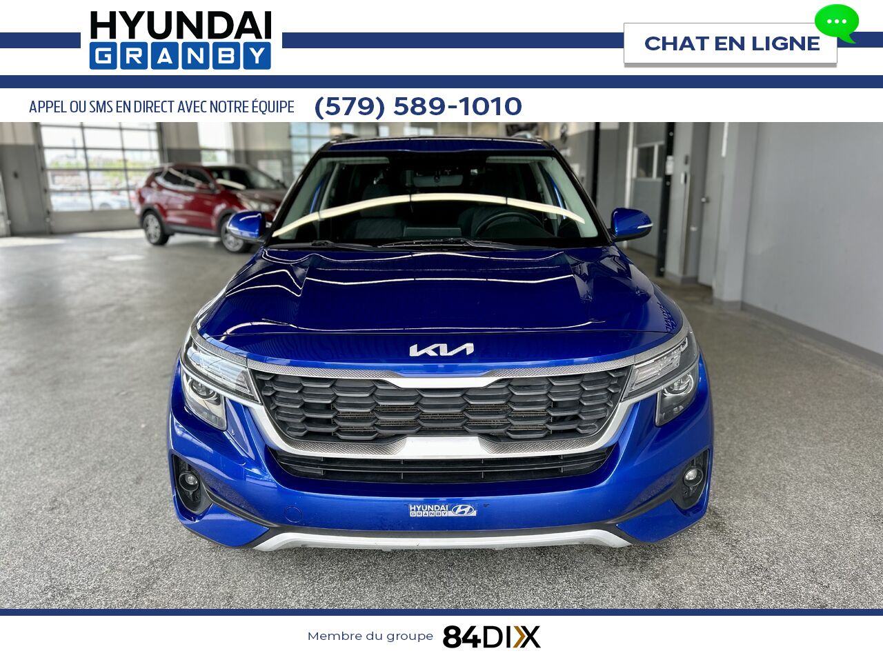 2022 Kia Seltos Blue Granby - photo #2