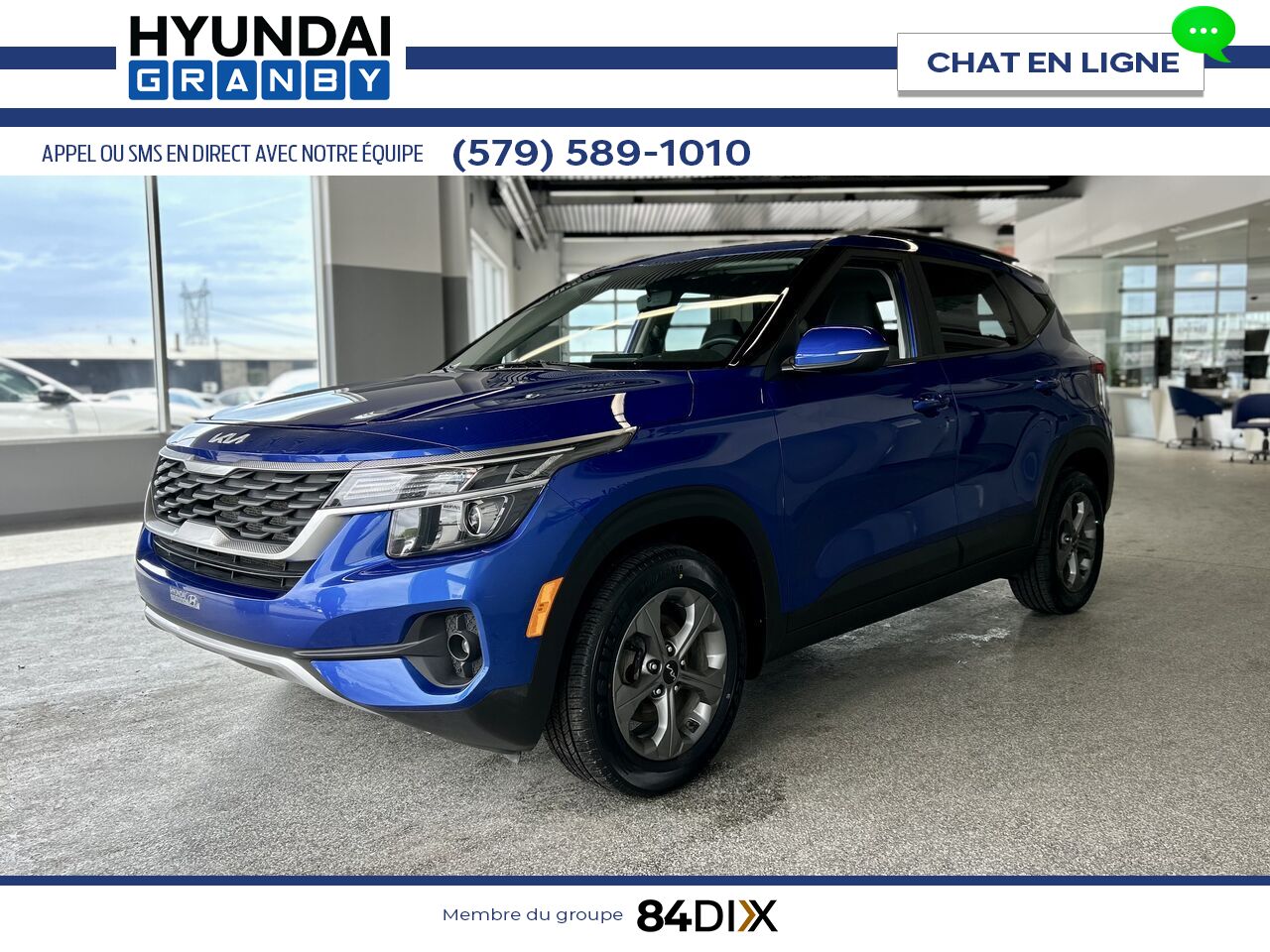2022 Kia Seltos Blue Granby - photo #3