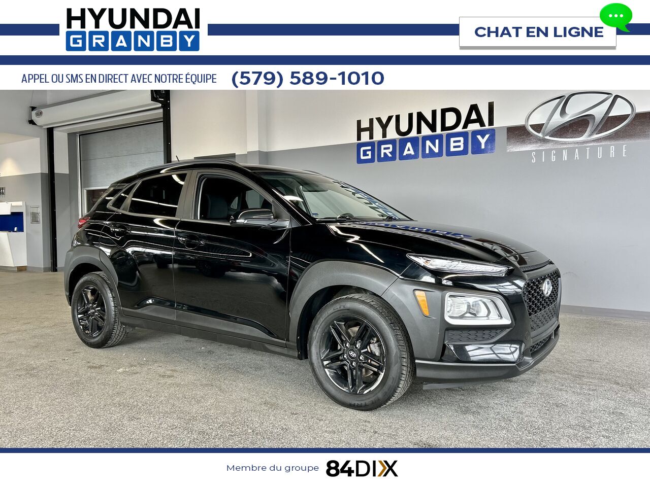 2018 Hyundai Kona Black Granby - photo #0