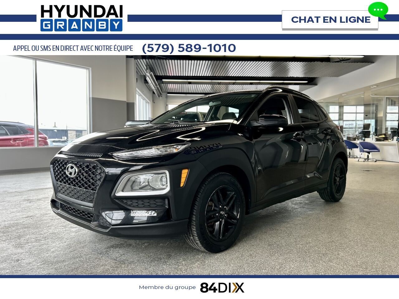 2018 Hyundai Kona Black Granby - photo #3