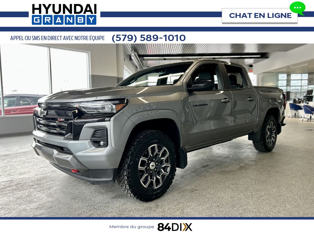 Chevrolet Colorado 2023 Gris Granby - photo #3